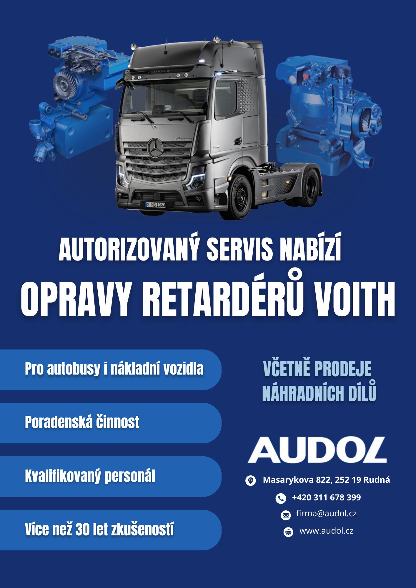 Servis retardérov Voith